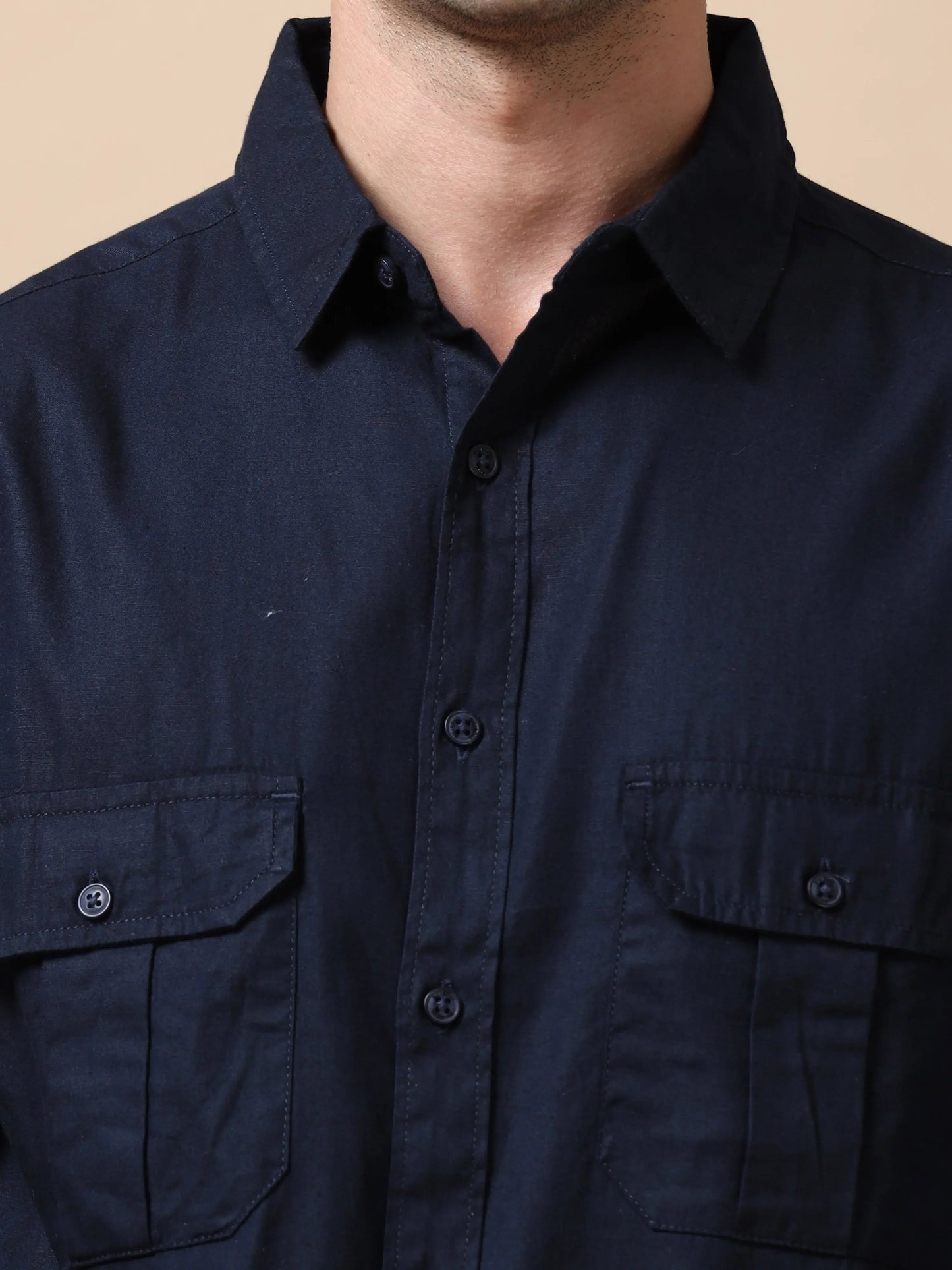 Essential Classic Cotton Shirt - Black