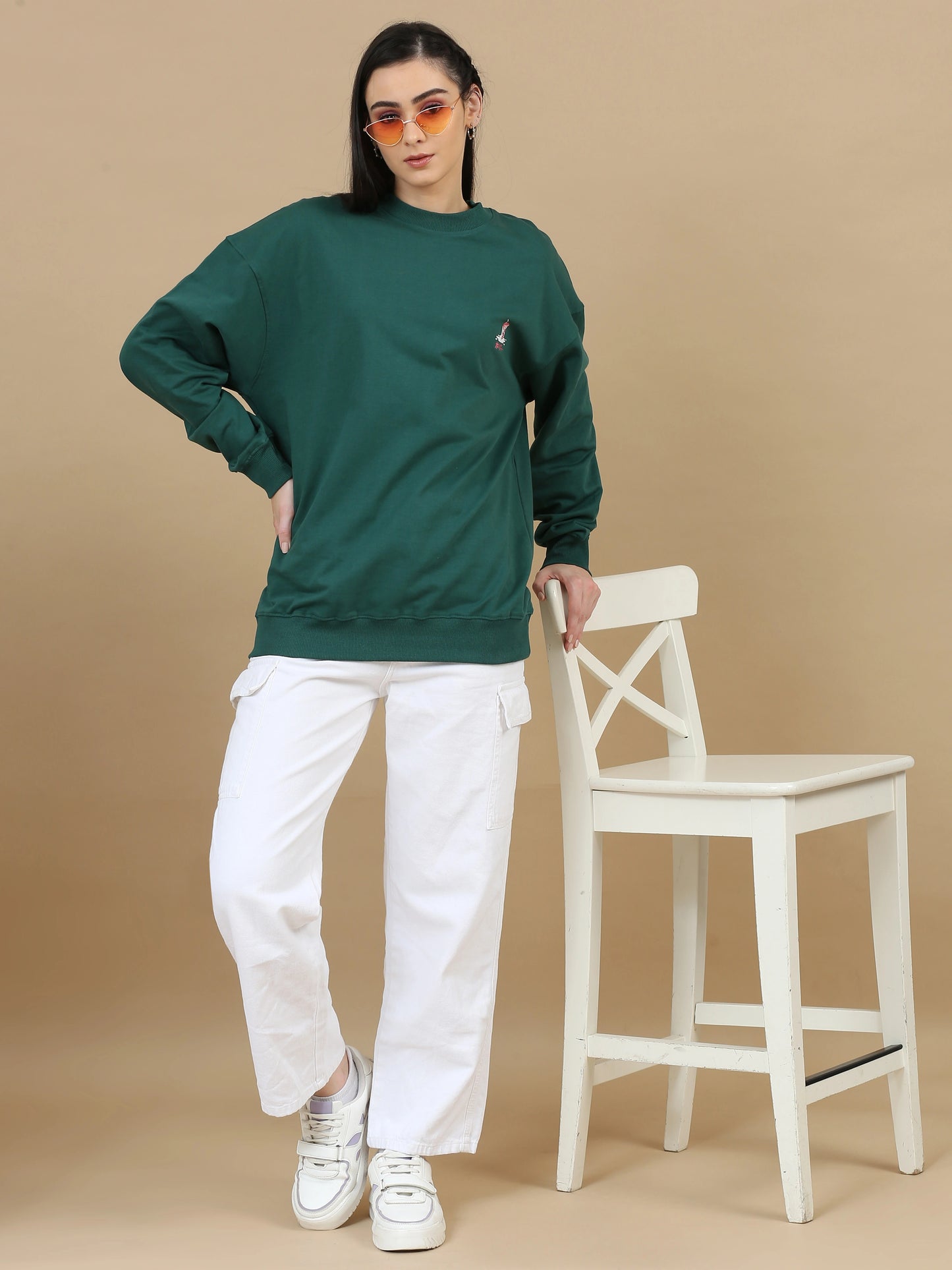 Street Aura Oversized Sweatshirt - Make Every Day Meaningful