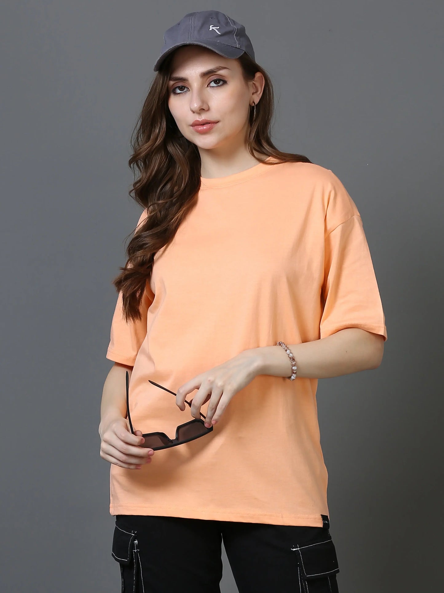 Bold Basics Tee - Peach