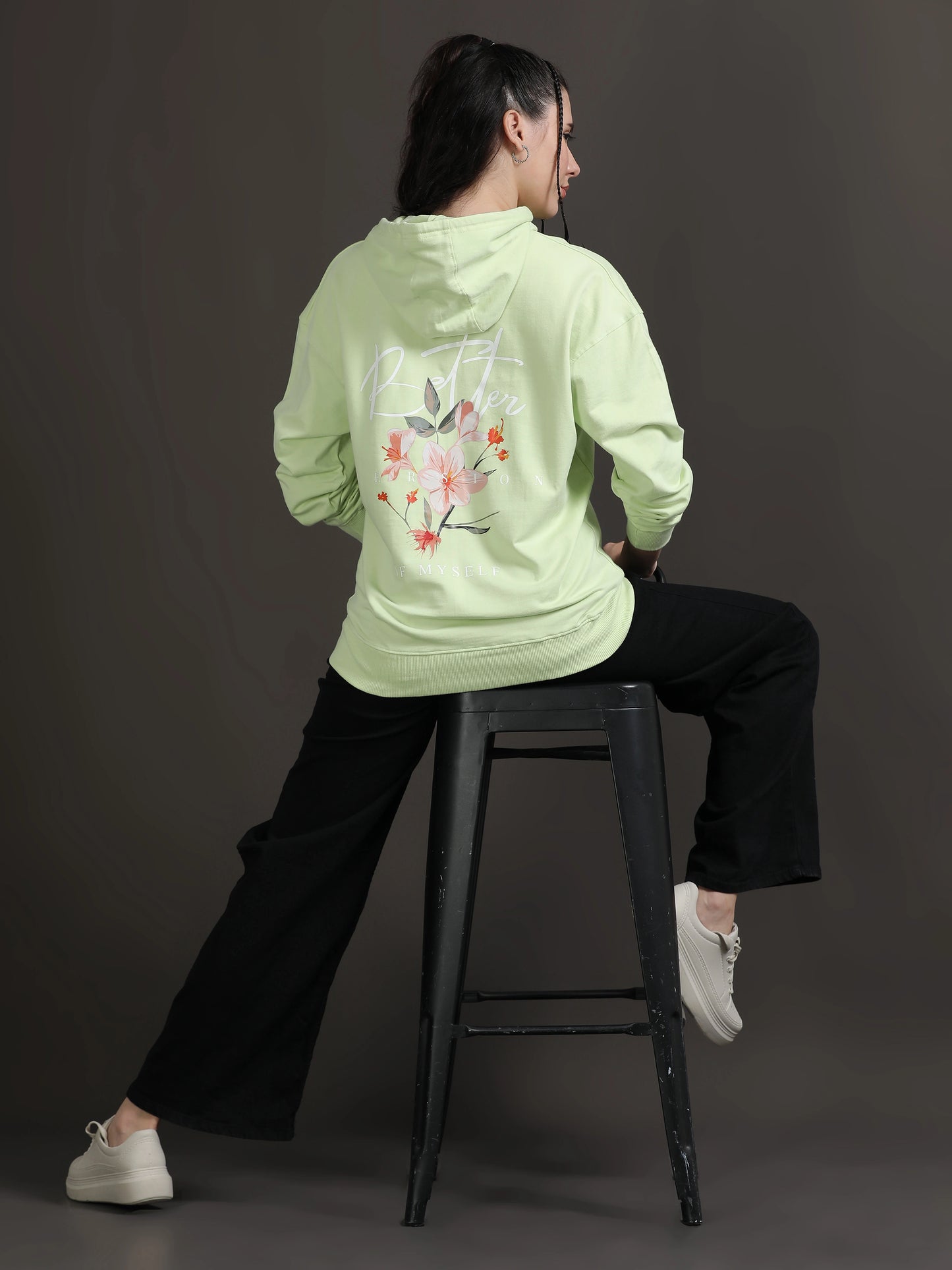 Chill Street Oversized Hoodie - Better Version of Myself