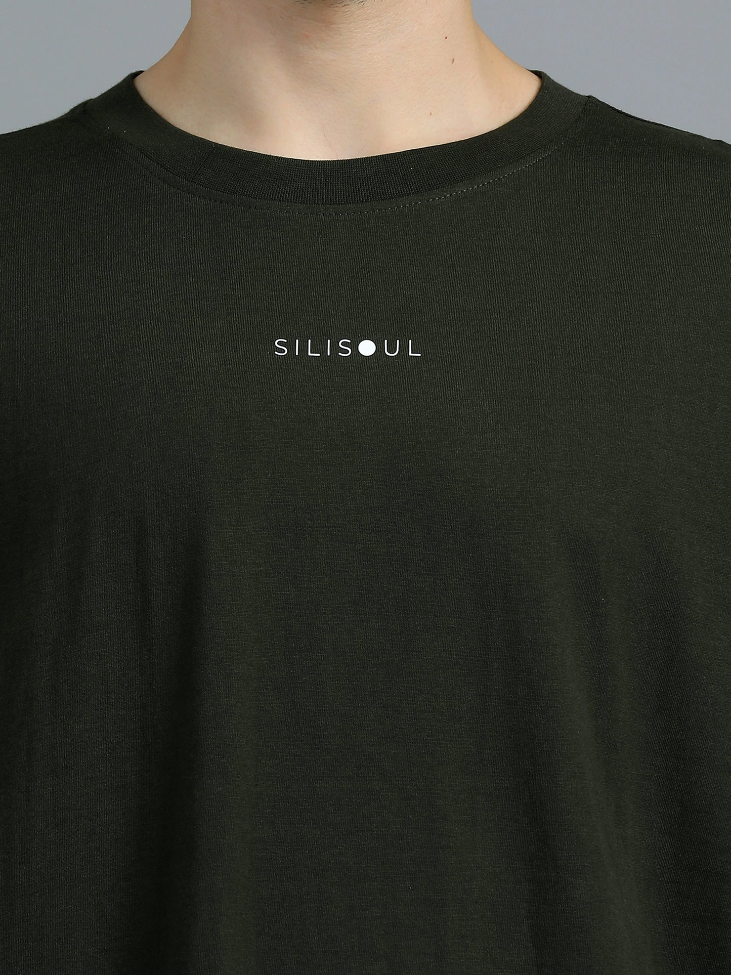 Core Logo Oversized Tee - Olive