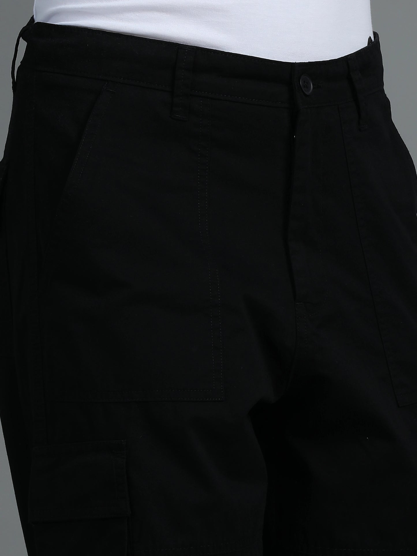 Cool Comfort Cargo Trousers - Black