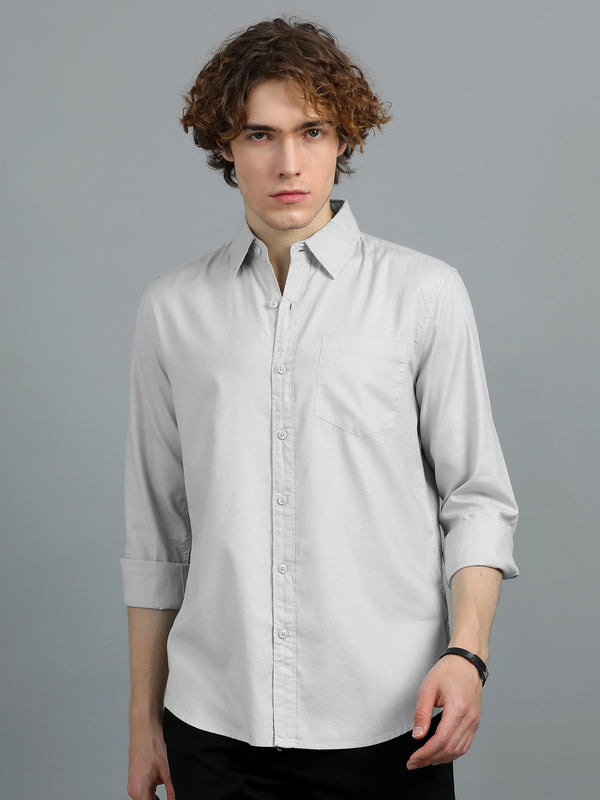 Urban Classic Textured Shirt - Grey