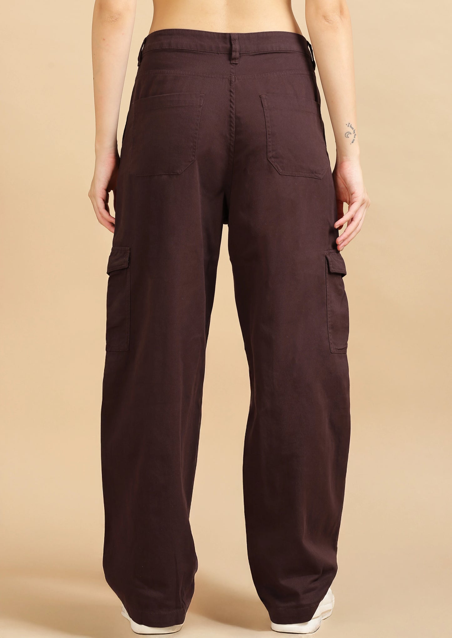 Pure Comfort Cargo Trousers - Brown