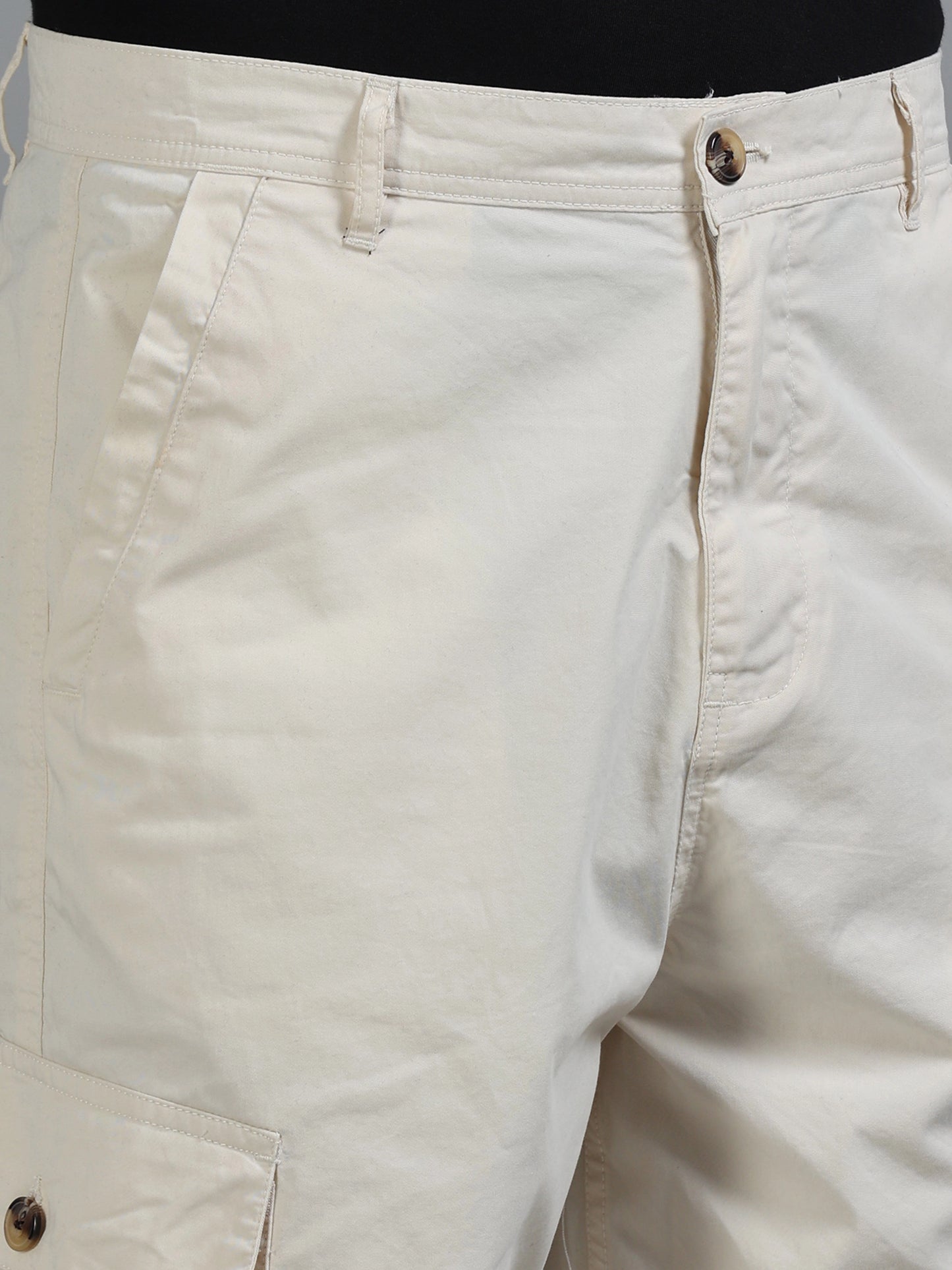 Cool Comfort Cargo Trousers - Light Beige
