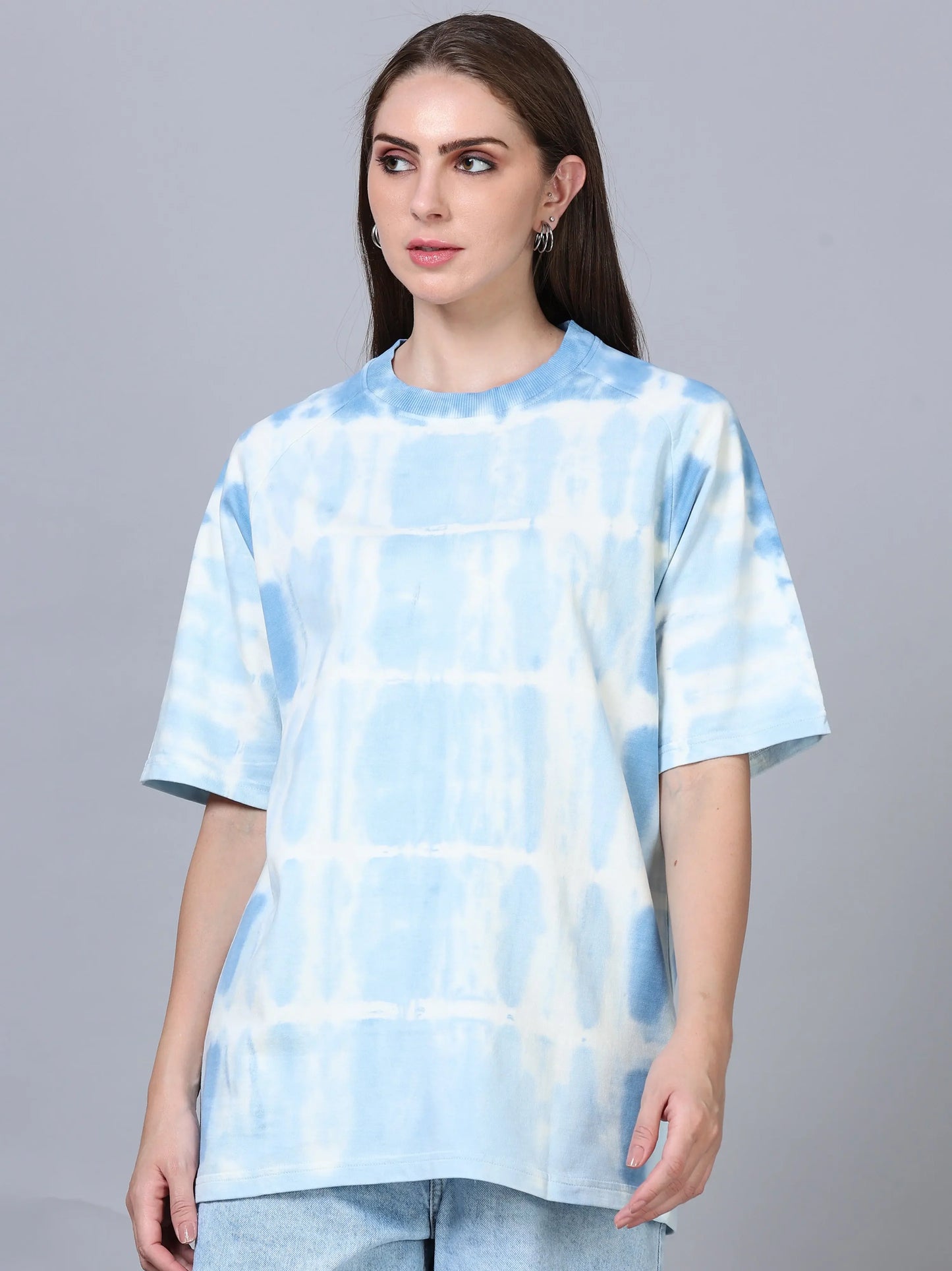 Everyday Statement T-Shirt - Tie and Dye Blue