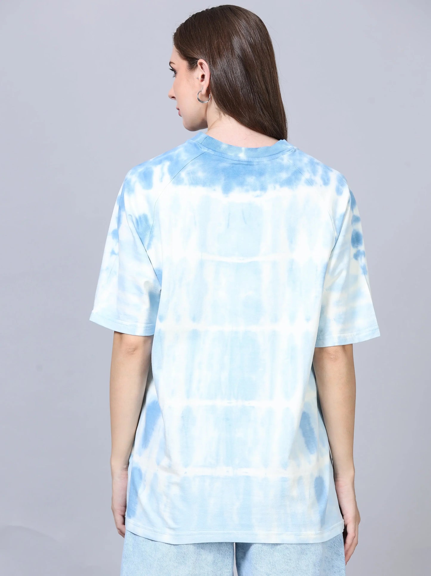 Everyday Statement T-Shirt - Tie and Dye Blue