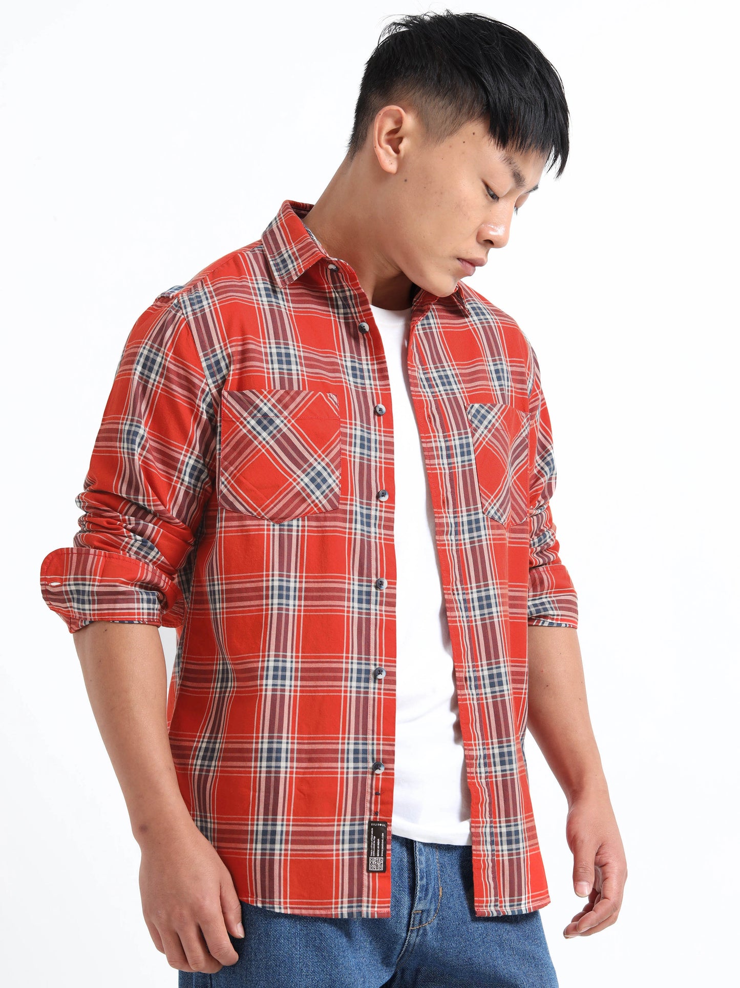 Timeless Grid Shirt - Red