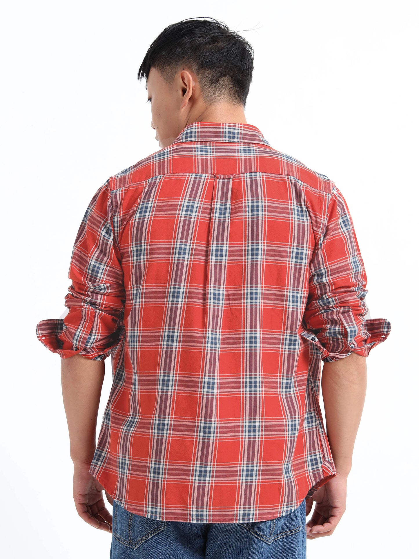 Timeless Grid Shirt - Red