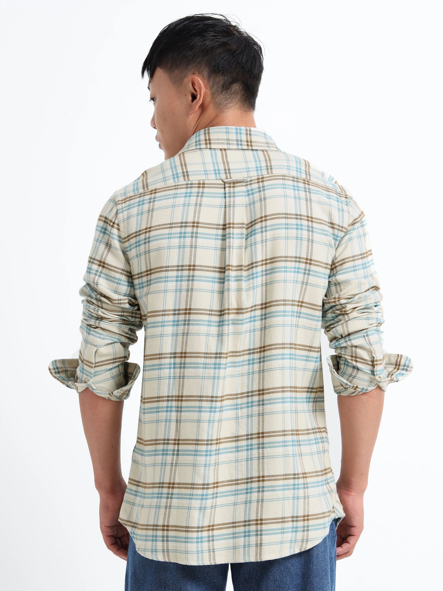 Timeless Grid Shirt - Cream
