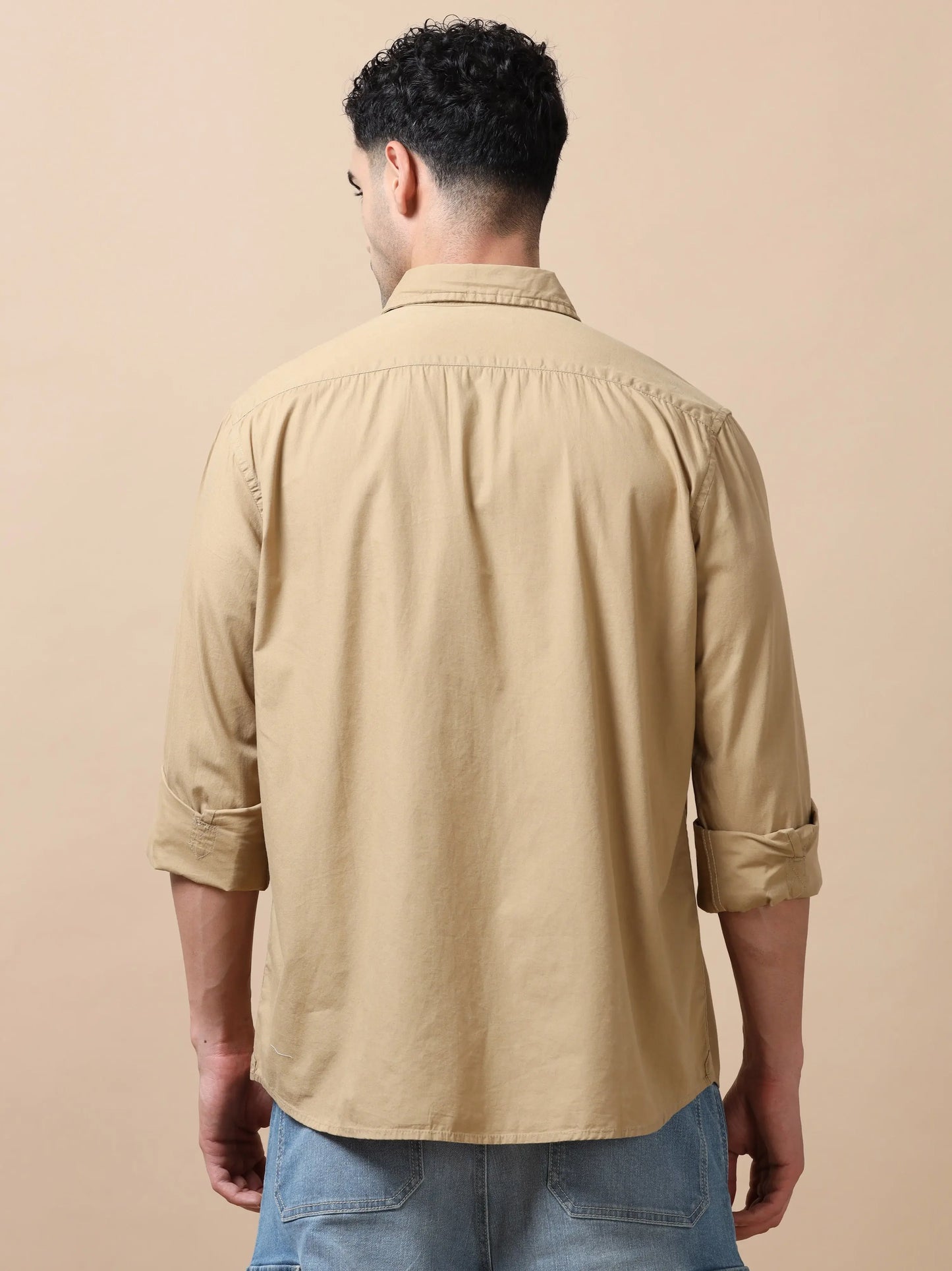 Essential Classic Cotton Shirt - Khaki