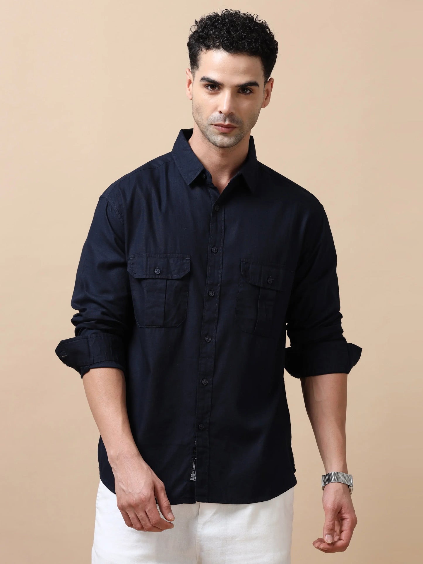 Essential Classic Cotton Shirt - Black