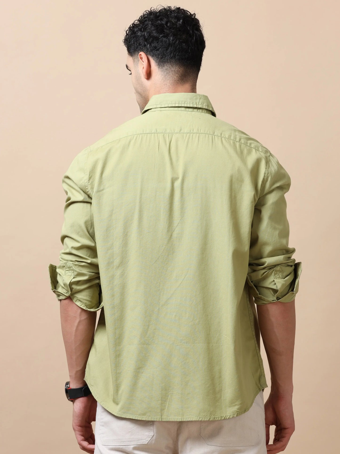 Essential Classic Cotton Shirt - Light Green