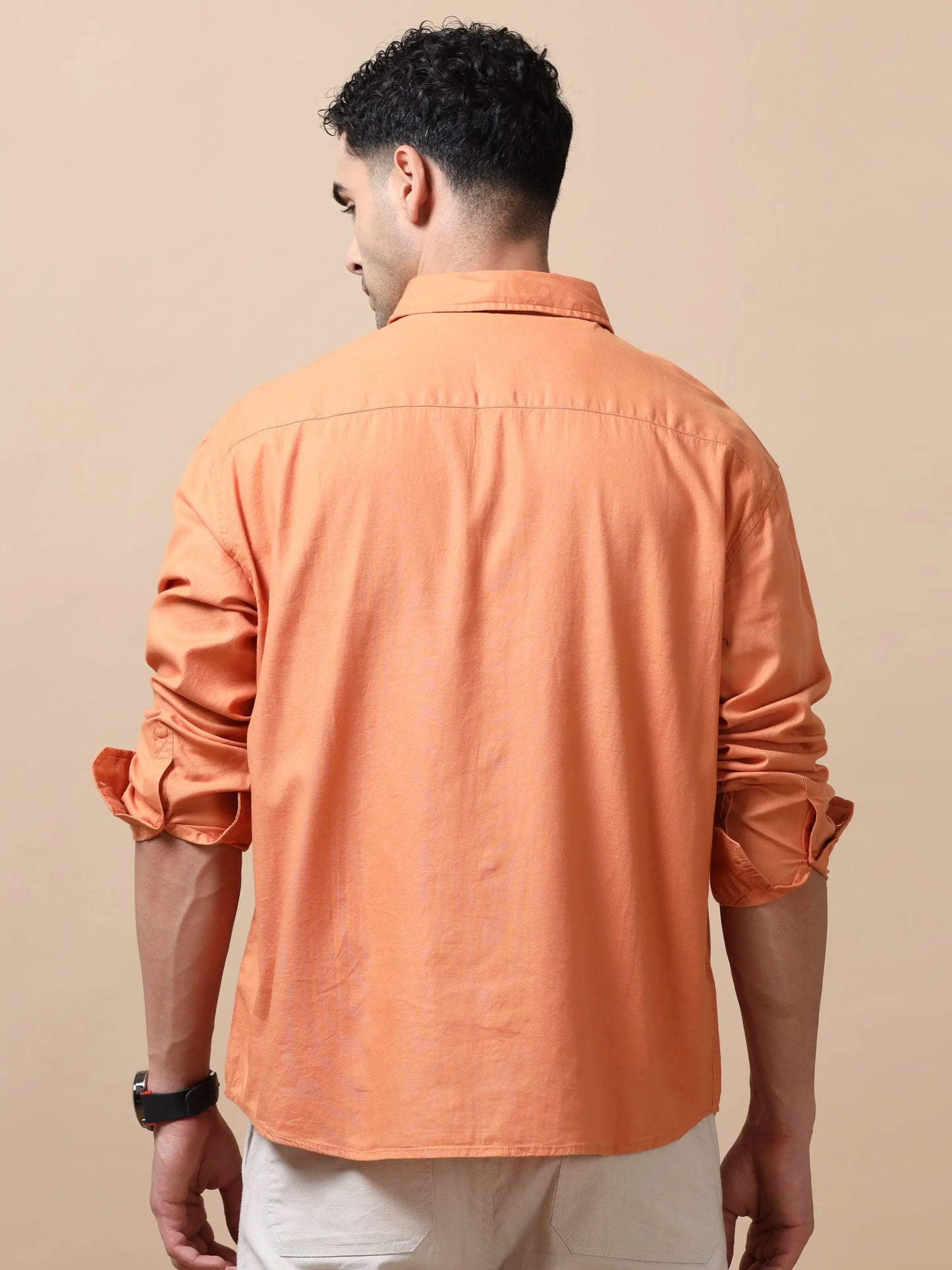 Essential Classic Cotton Shirt - Peach