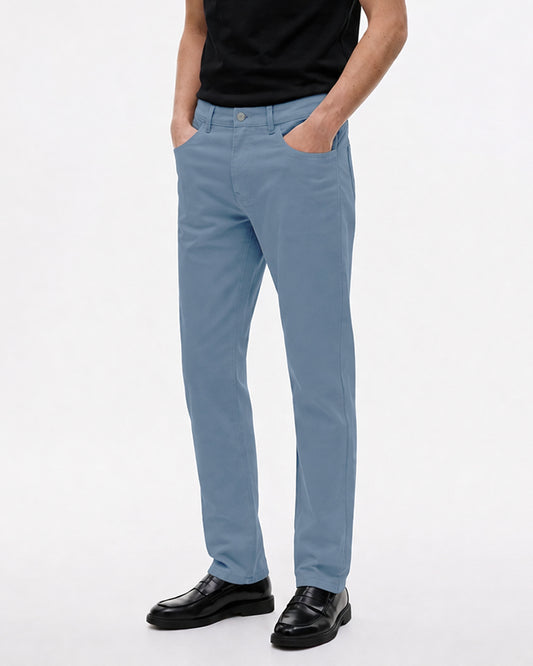 SILISOUL Men's Aqua Regular Fit Solid Trousers