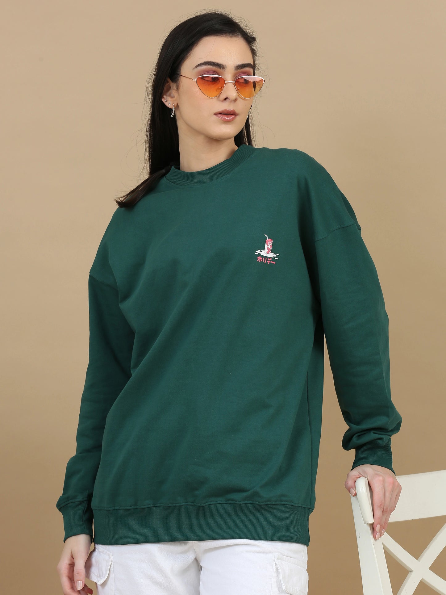 Street Aura Oversized Sweatshirt - Make Every Day Meaningful