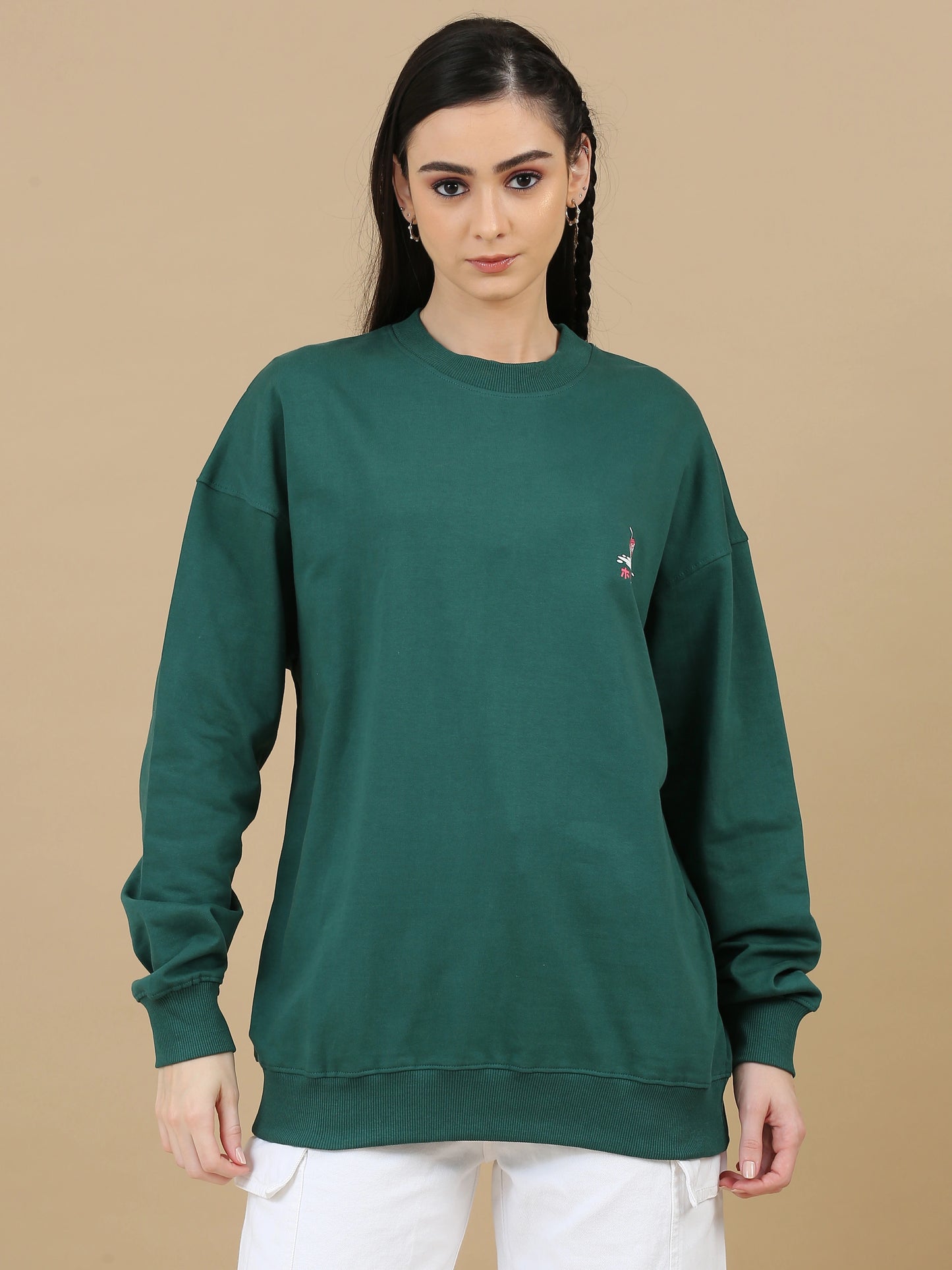 Street Aura Oversized Sweatshirt - Make Every Day Meaningful