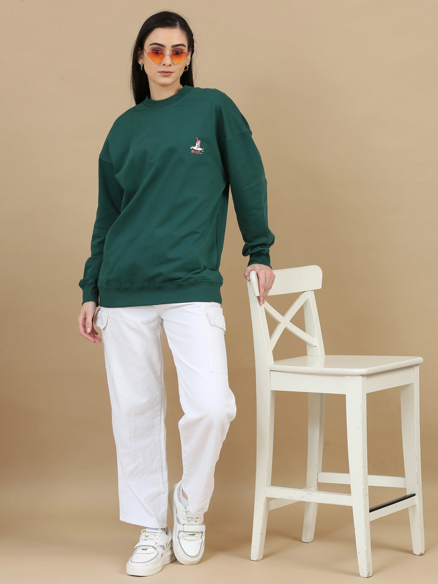 Street Aura Oversized Sweatshirt - Make Every Day Meaningful