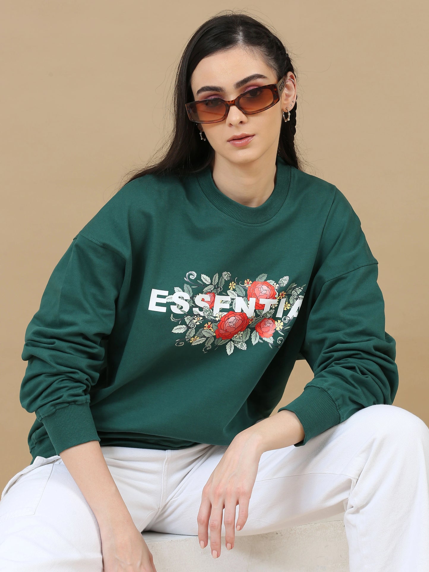 Street Aura Oversized Sweatshirt - Essential