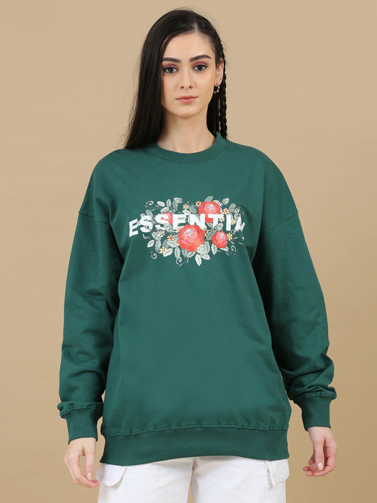 Street Aura Oversized Sweatshirt - Essential