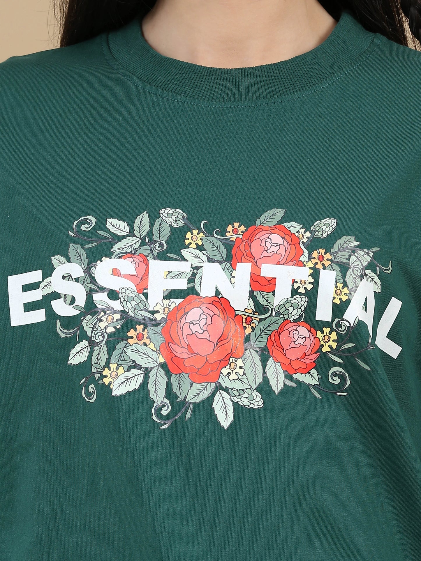 Street Aura Oversized Sweatshirt - Essential