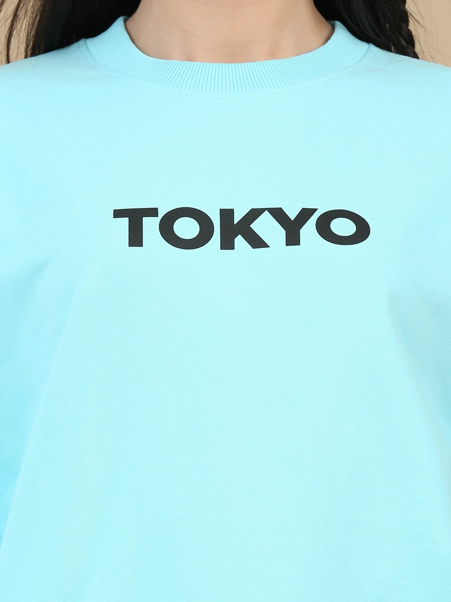 Street Aura Oversized Sweatshirt - Tokyo