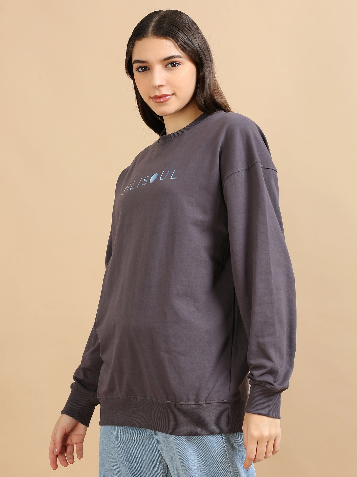 Street Aura Oversized Sweatshirt - The Art of Prosperity