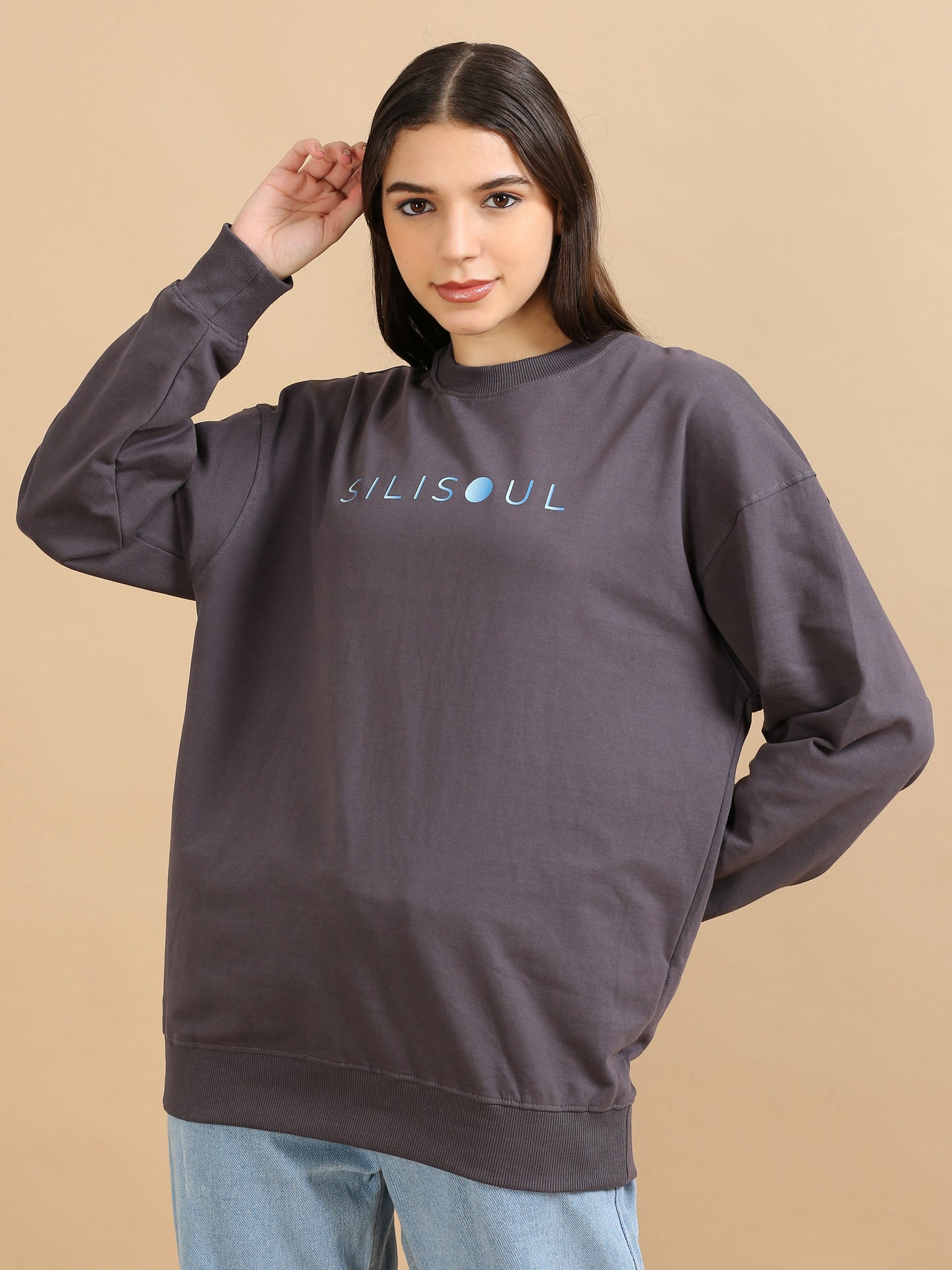 Street Aura Oversized Sweatshirt - The Art of Prosperity