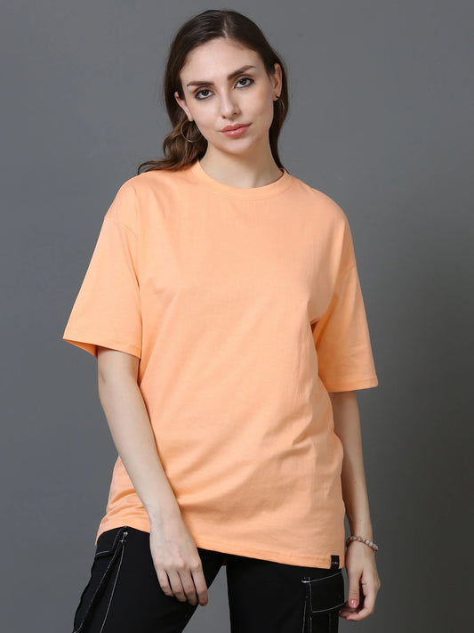 Bold Basics Tee - Peach
