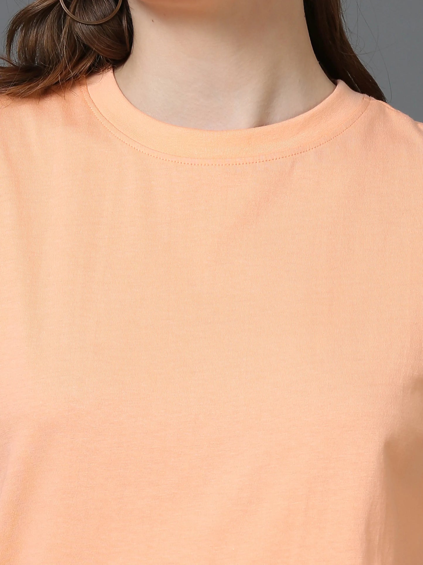 Bold Basics Tee - Peach