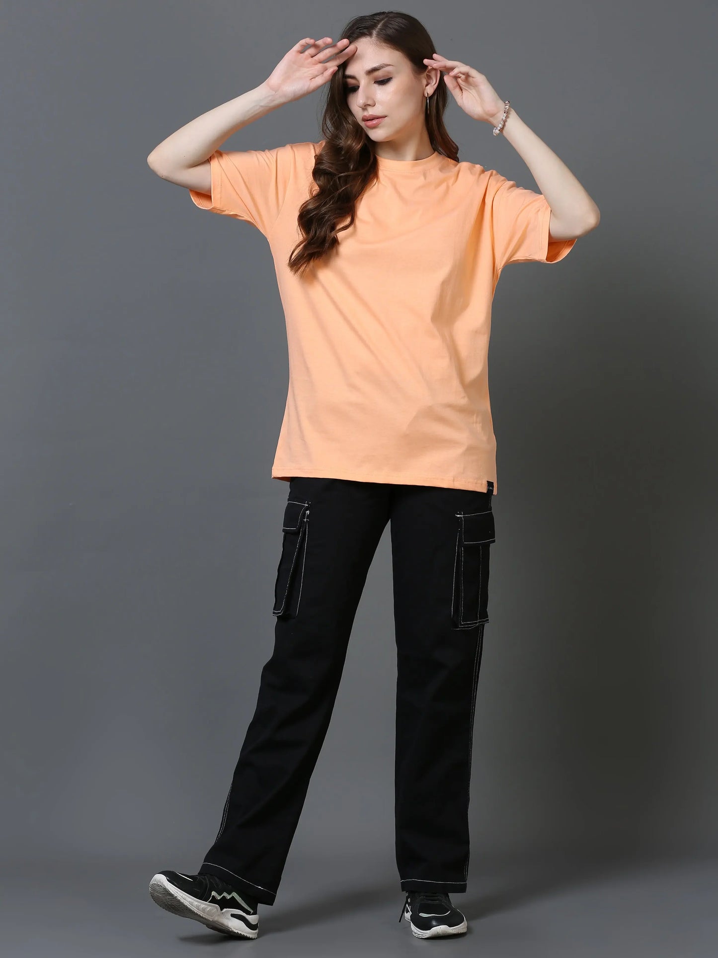 Bold Basics Tee - Peach