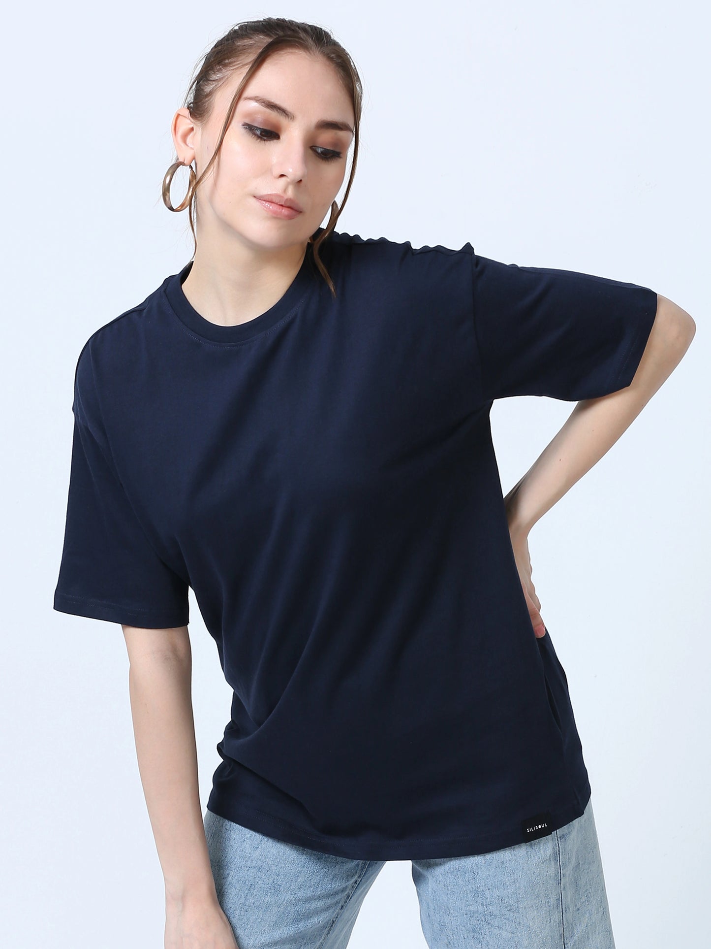 Bold Basics Tee - Navy Blue