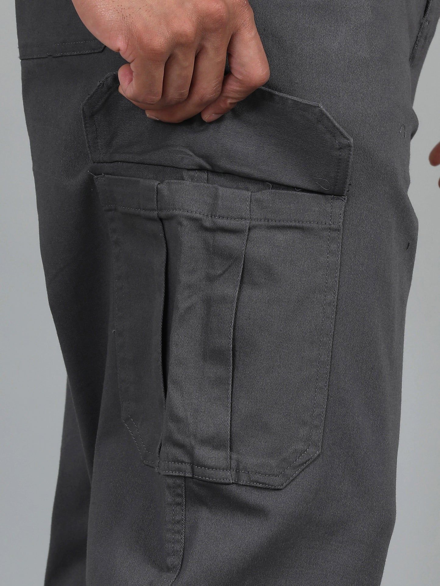 Freedom Fit Cargo Trousers - Dark Grey