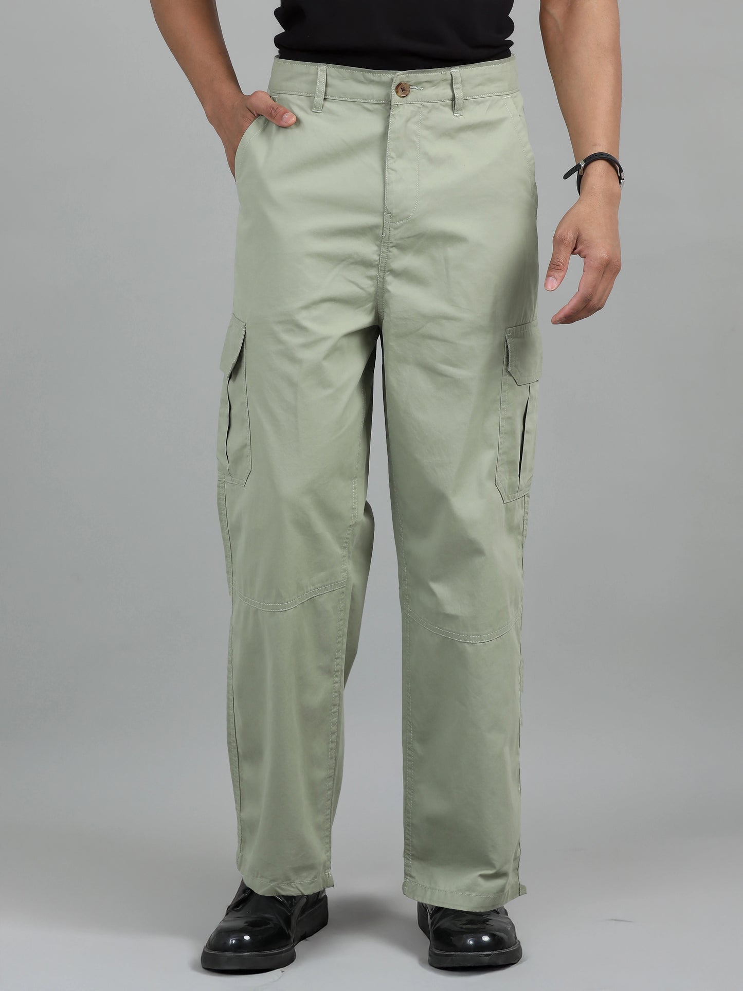 Freedom Fit Cargo Trousers - Olive