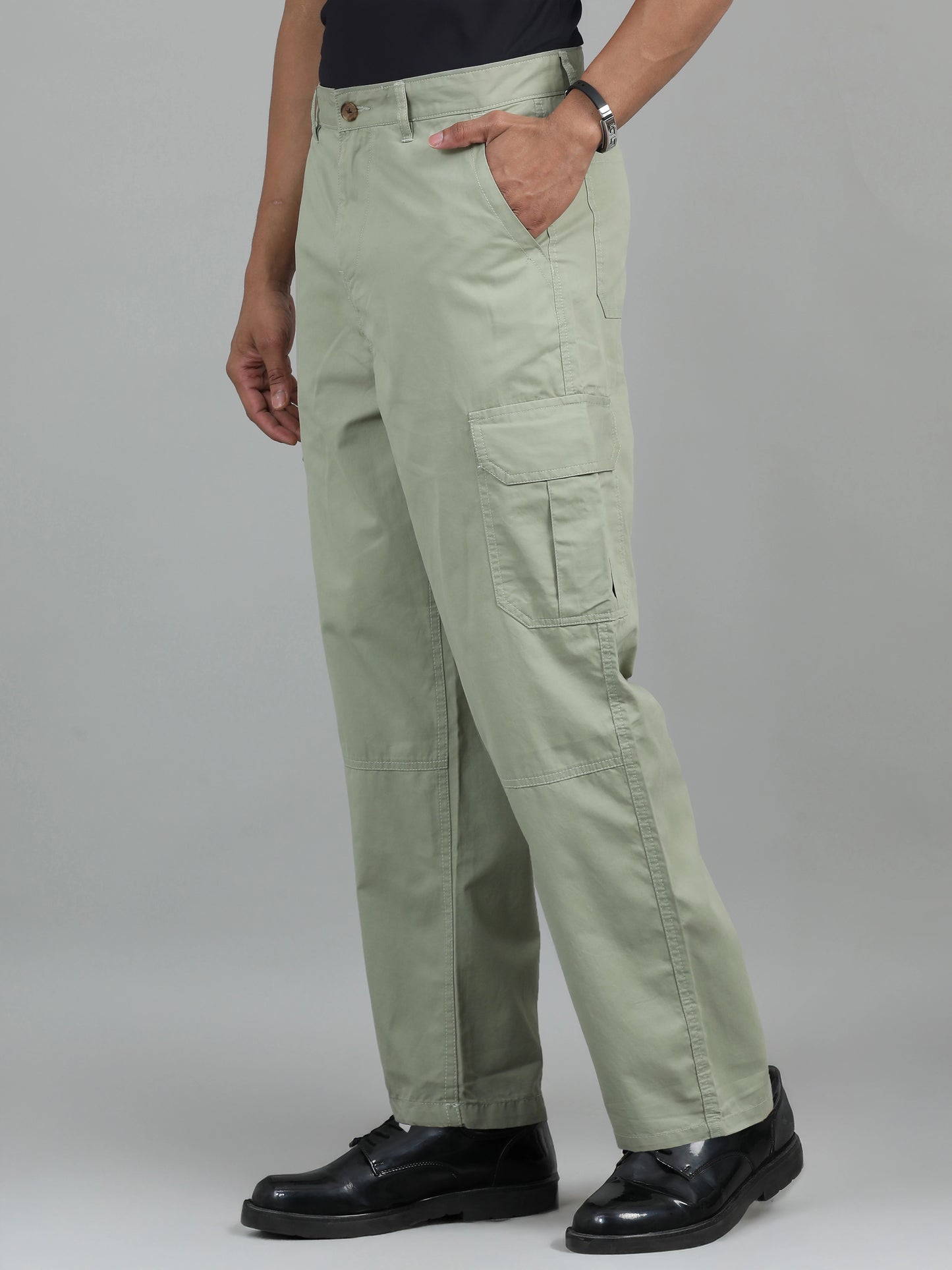 Freedom Fit Cargo Trousers - Olive