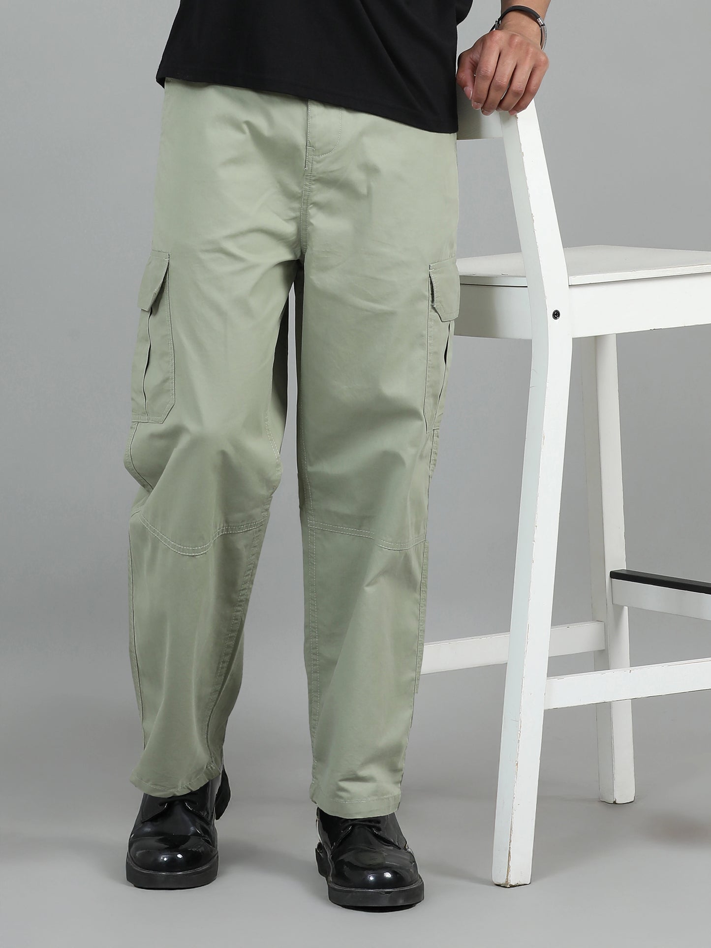 Freedom Fit Cargo Trousers - Olive