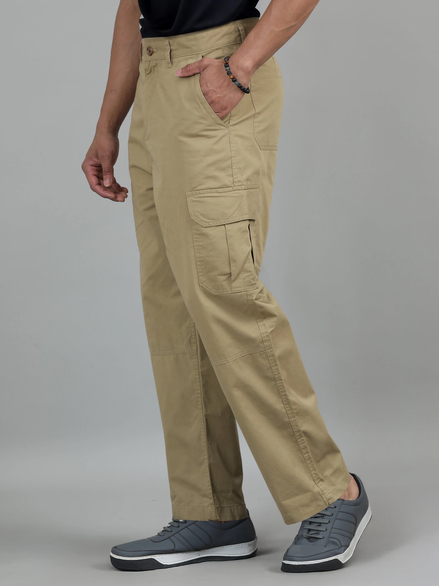 Freedom Fit Cargo Trousers - Khaki