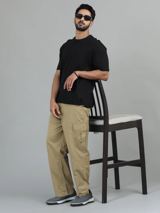 Freedom Fit Cargo Trousers - Khaki