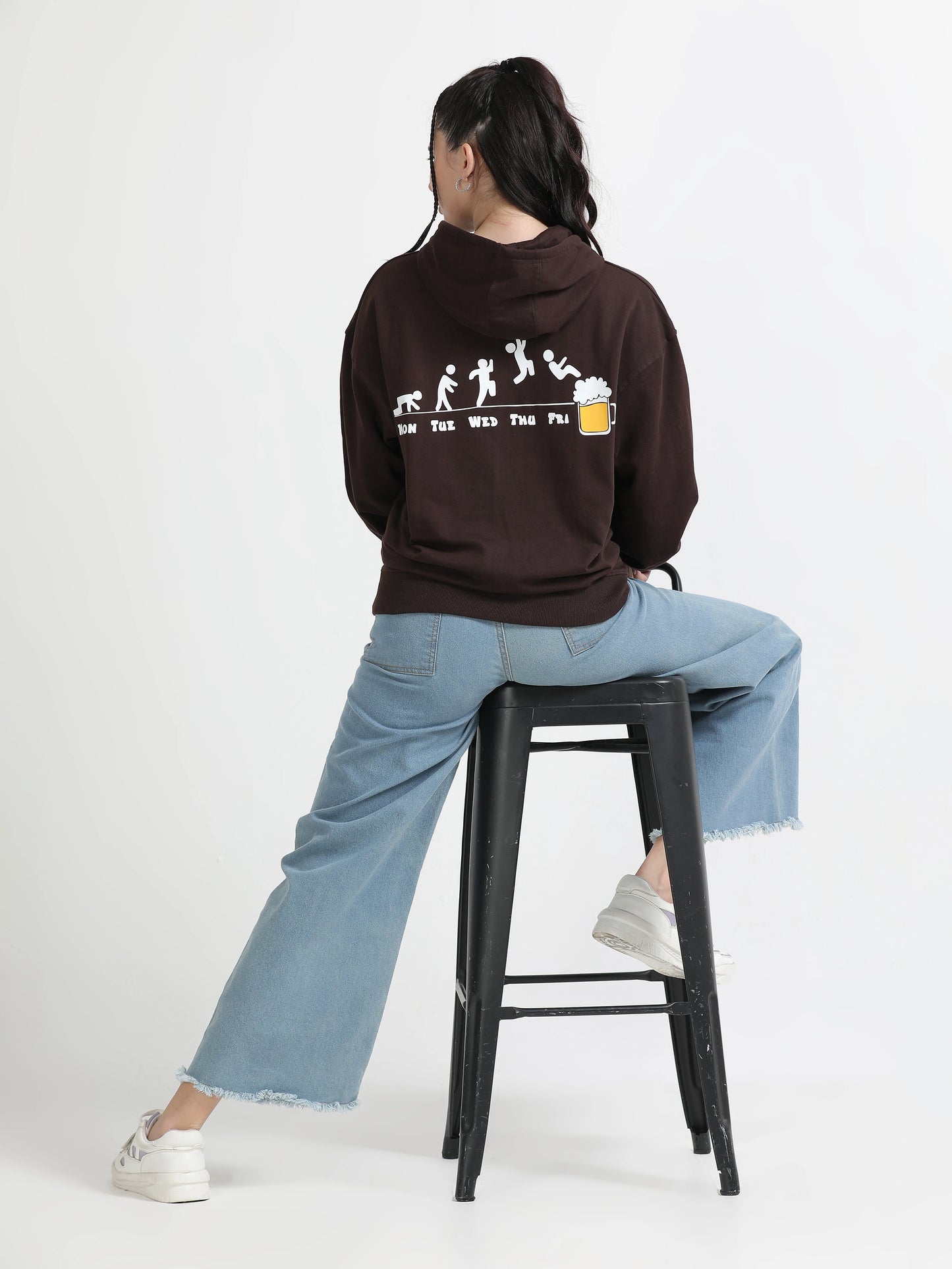 Chill Street Oversized Hoodie - Monday to Cheers