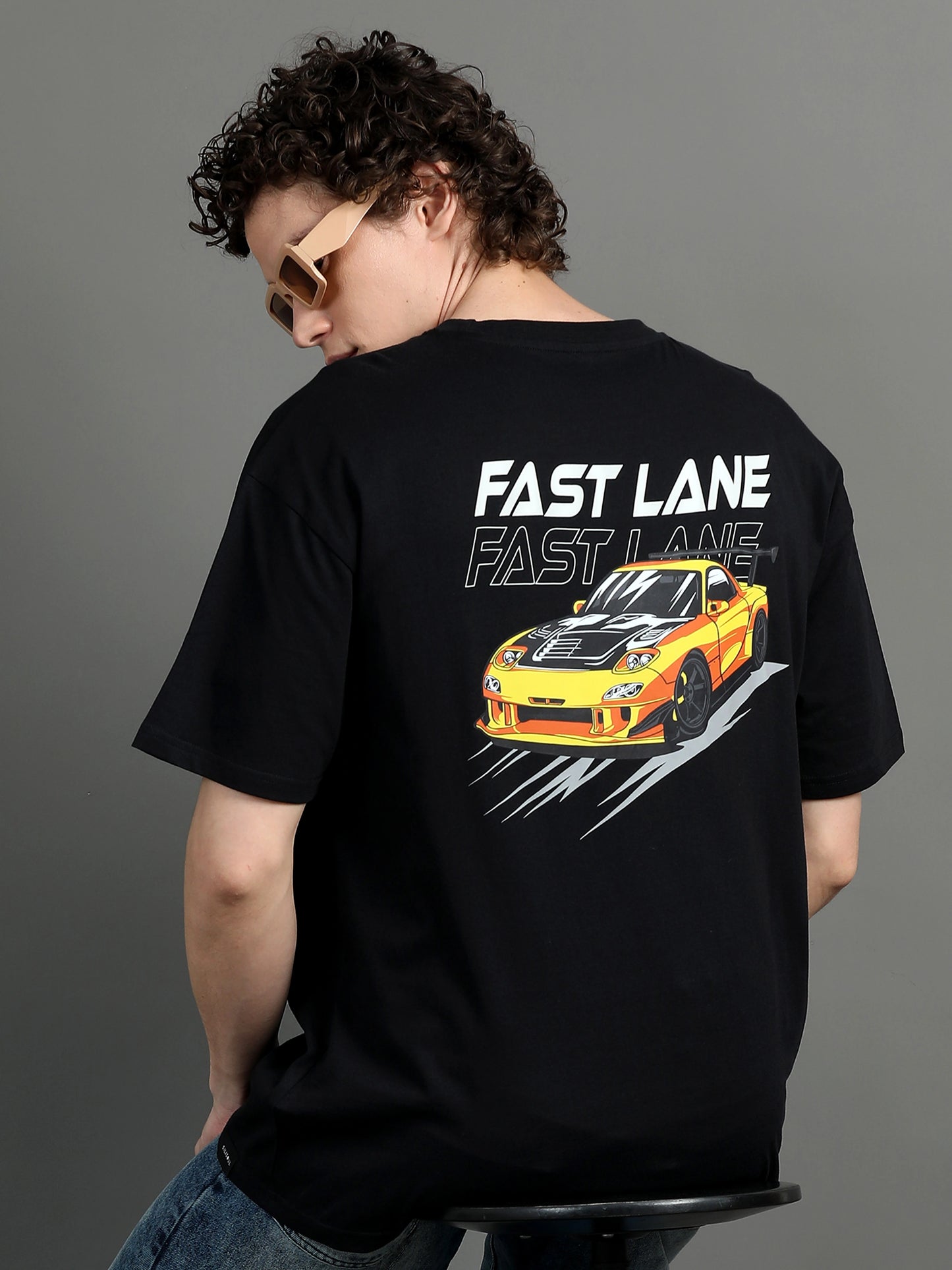 Oversized Essential Tee - Fast Lane