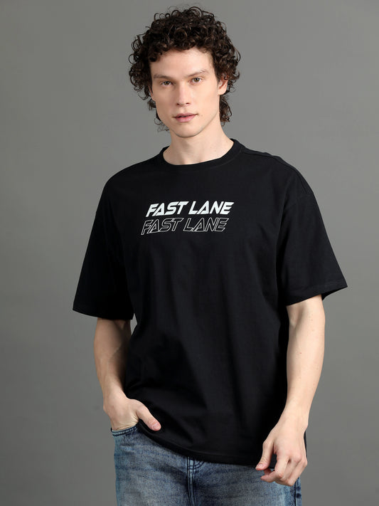 Oversized Essential Tee - Fast Lane