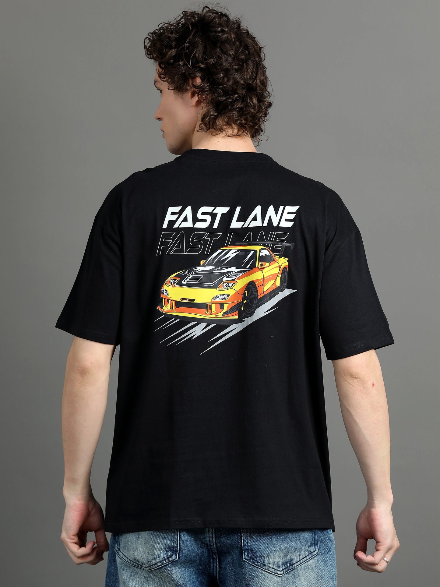 Oversized Essential Tee - Fast Lane