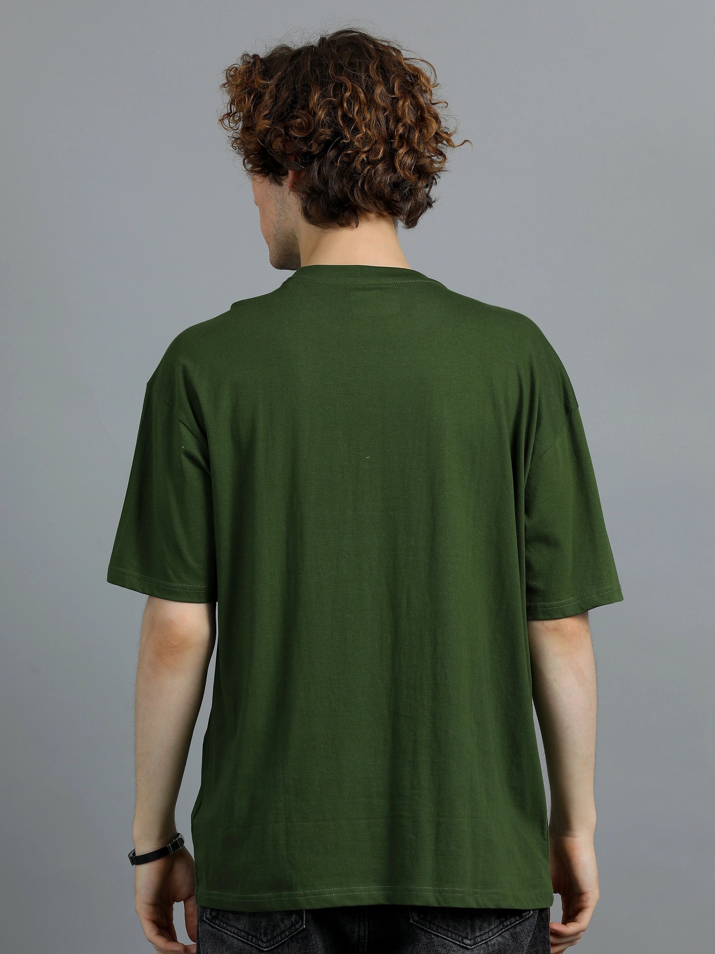 Core Logo Oversized Tee - Dark Green