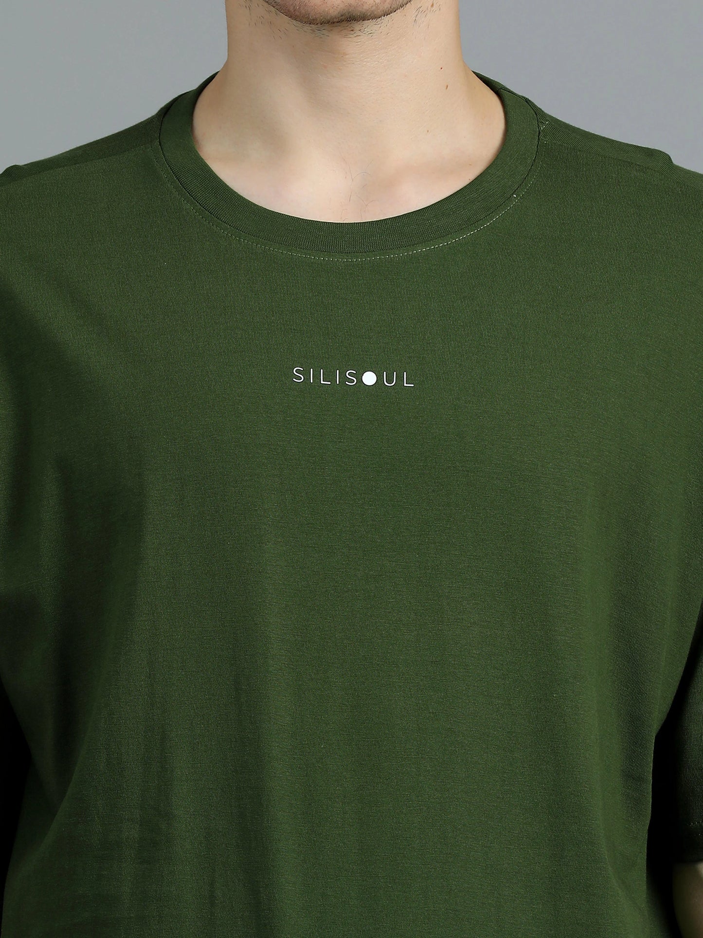Core Logo Oversized Tee - Dark Green