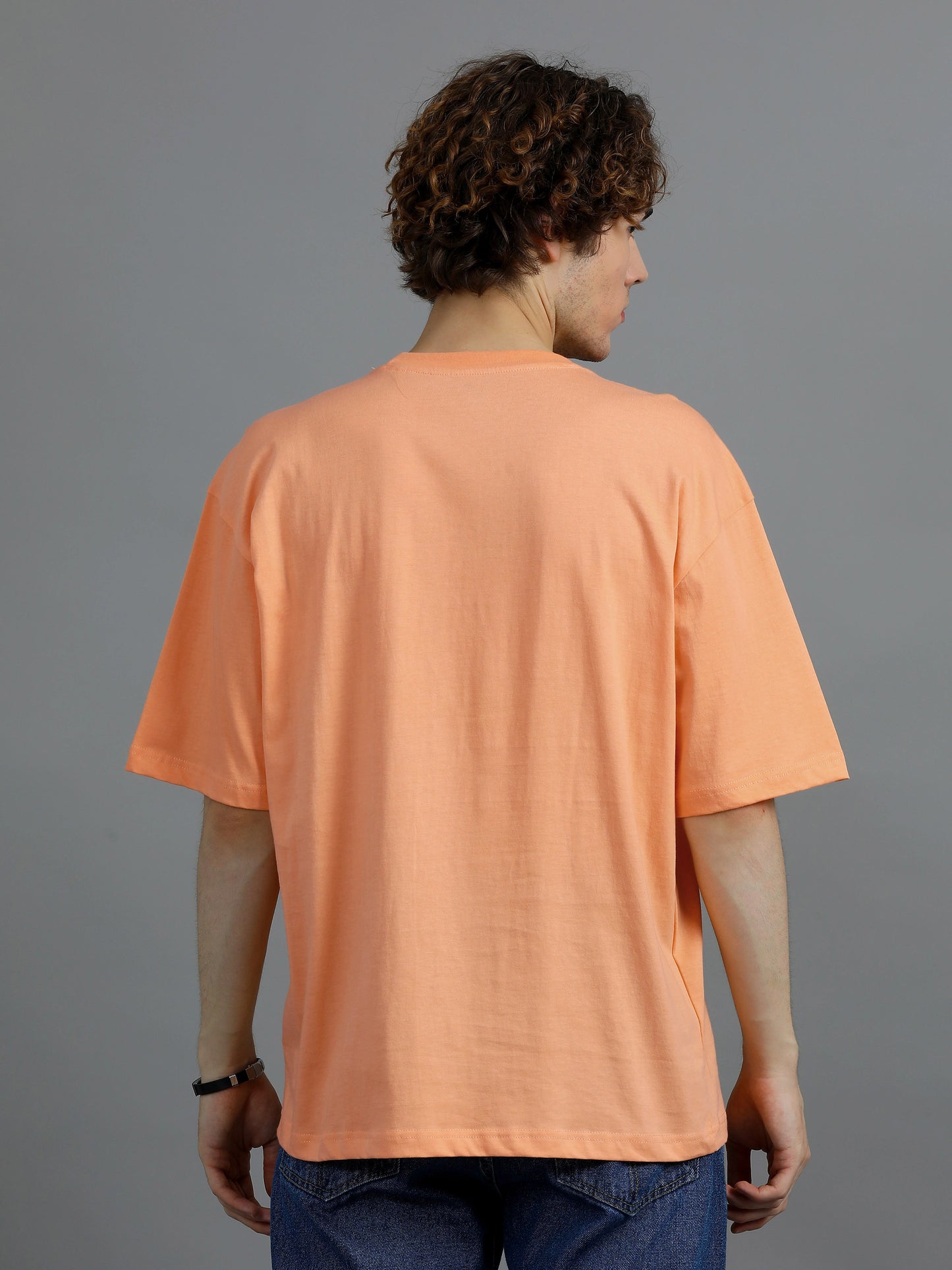 Core Logo Oversized Tee - Peach