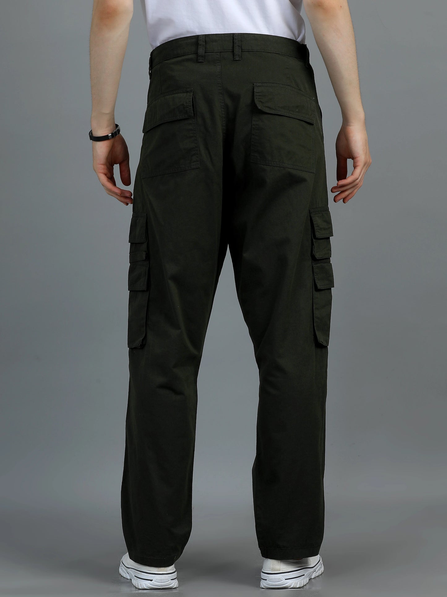 Cool Comfort Cargo Trousers - Dark Olive