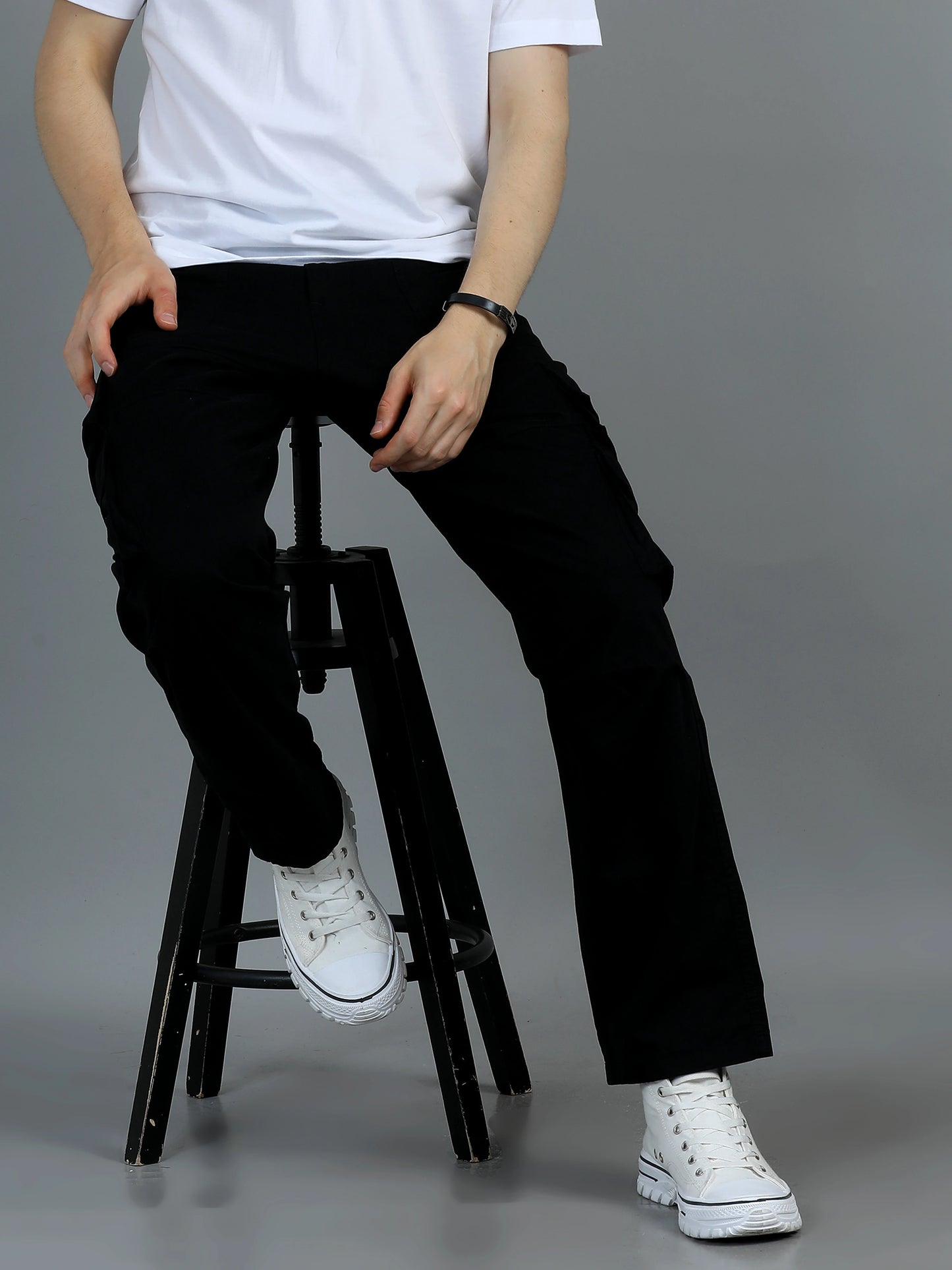 Cool Comfort Cargo Trousers - Black