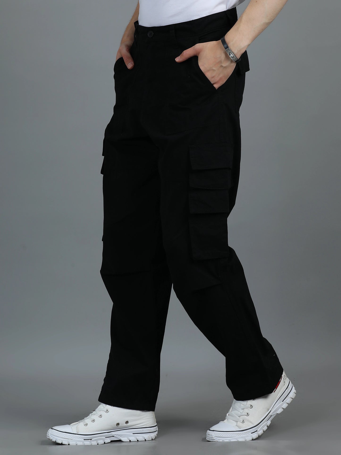 Cool Comfort Cargo Trousers - Black