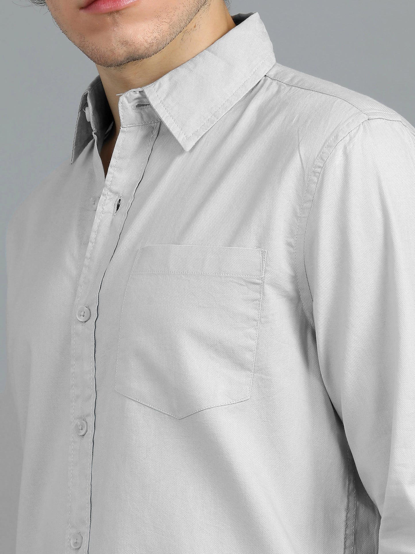 Urban Classic Textured Shirt - Grey