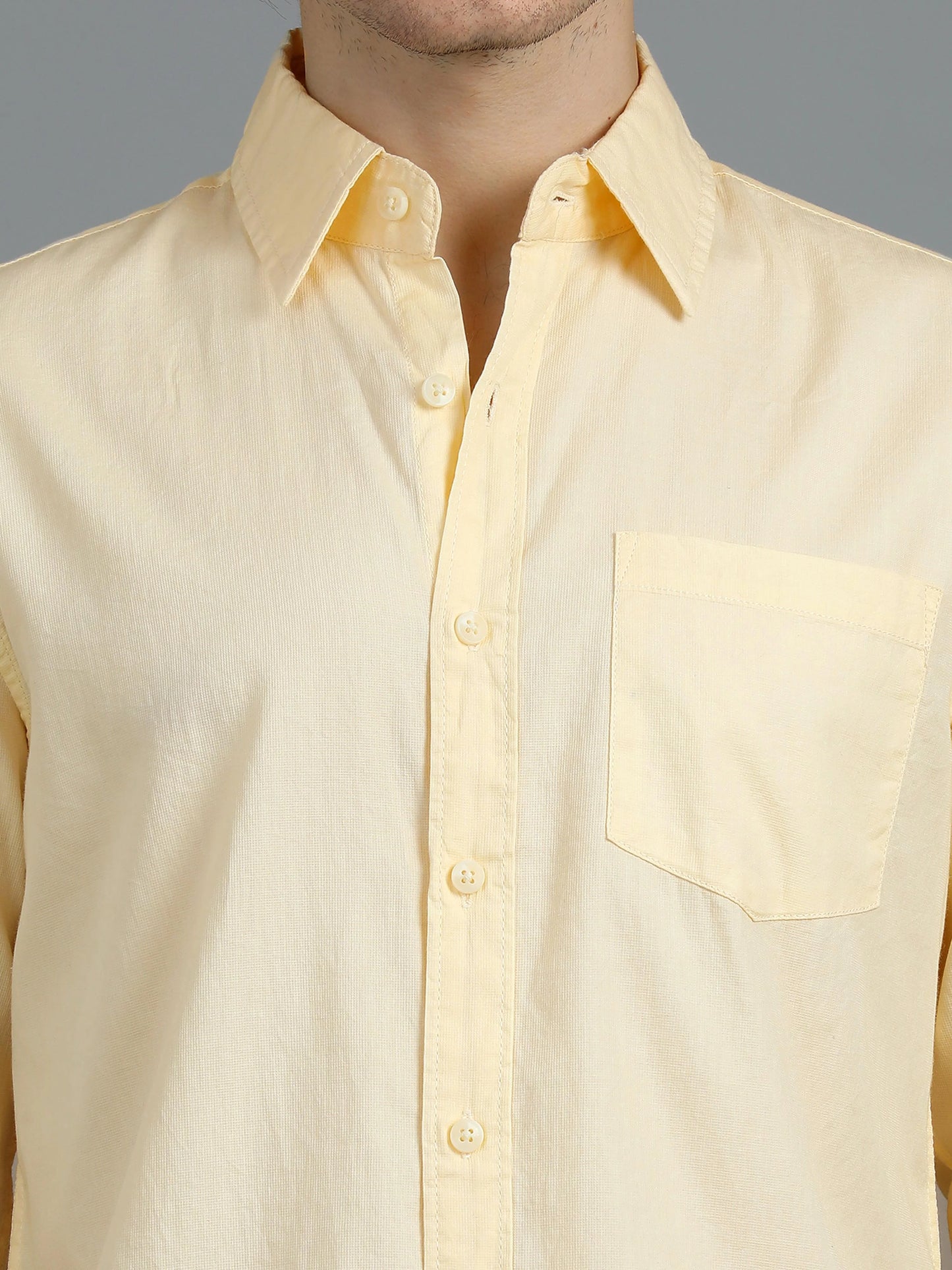 Urban Classic Textured Shirt - Beige